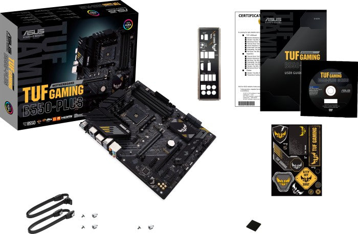 ASUS TUF GAMING B550-PLUS, DDR4, SATA3, USB3.2Gen2, DP, AM4 ATX