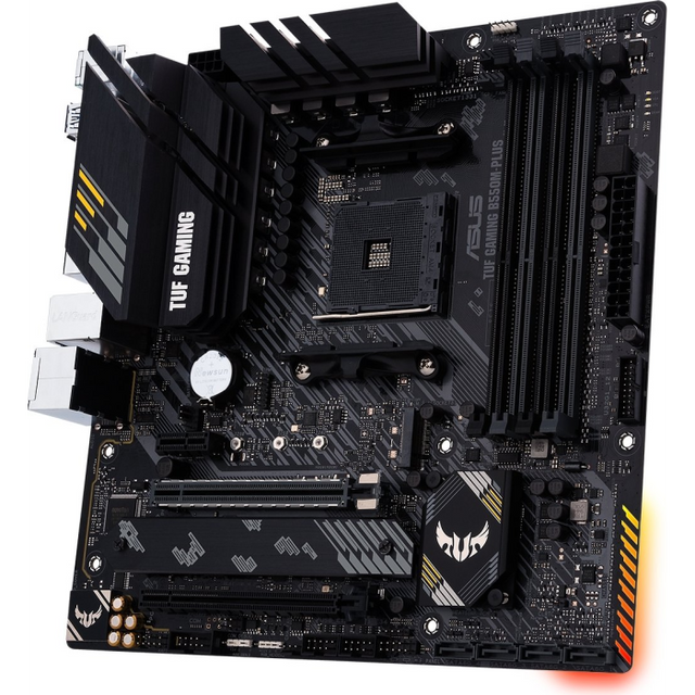 ASUS TUF GAMING B550M-PLUS, DDR4, SATA3, USB3.2Gen2, DP, 2.5Gb, AM4 mATX