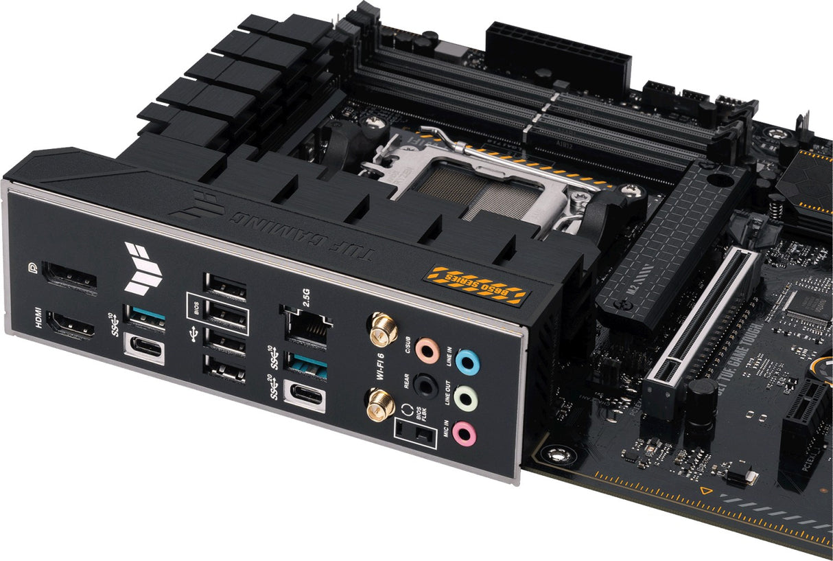 ASUS TUF GAMING B650-PLUS WIFI, DDR5, SATA3, USB3.2Gen2x2, DP, 2.5GbE, Wi-Fi, AM5 ATX