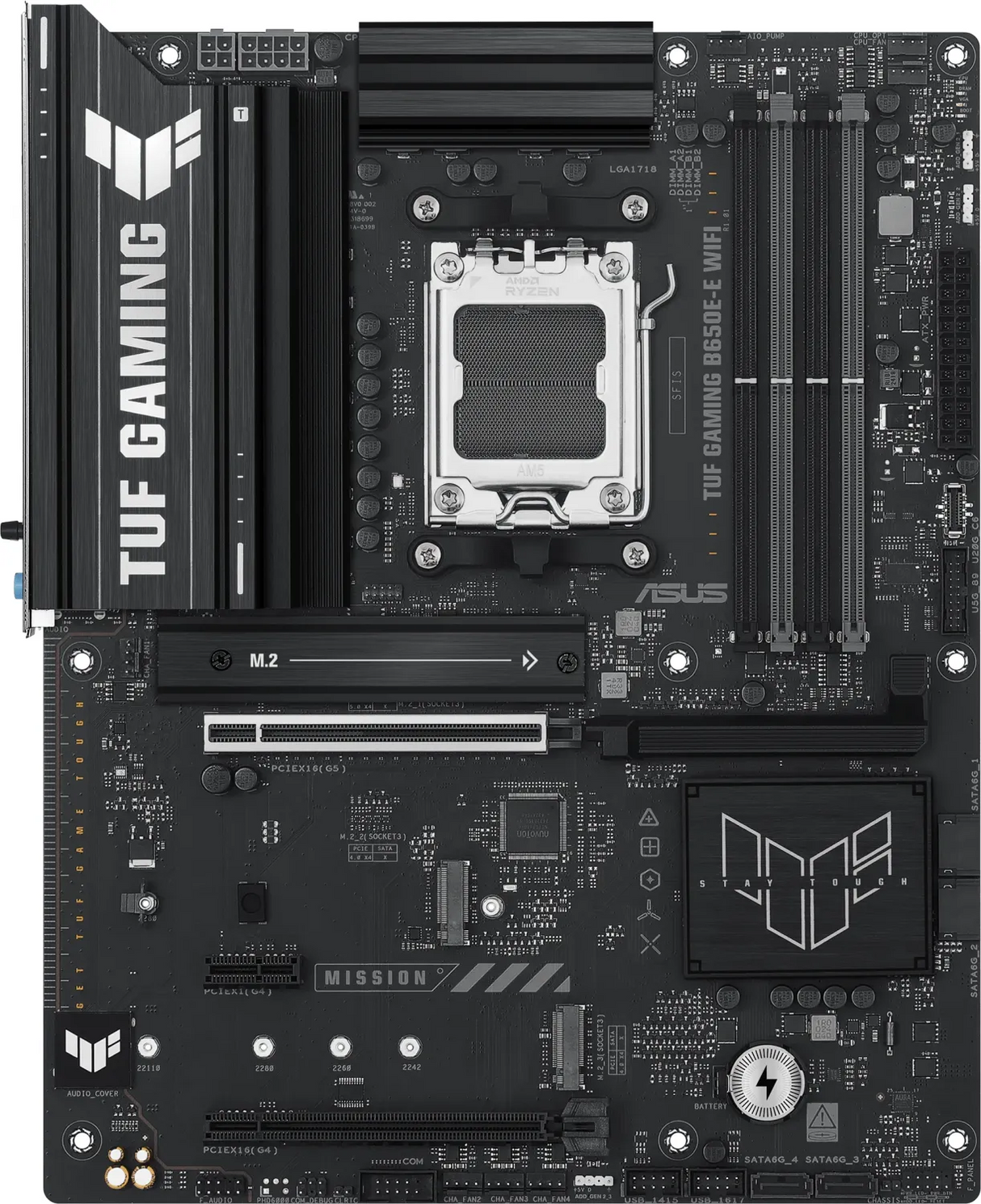 ASUS TUF GAMING B650E-E WIFI, DDR5, SATA3, USB3.2Gen2x2, DP, 2.5GbE, AM5 ATX