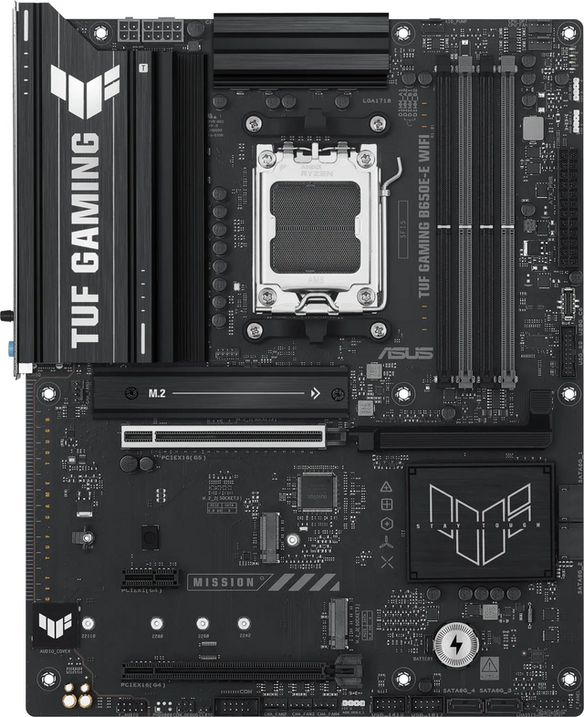 ASUS TUF GAMING B650E-E WIFI, DDR5, SATA3, USB3.2Gen2x2, DP, 2.5GbE, AM5 ATX