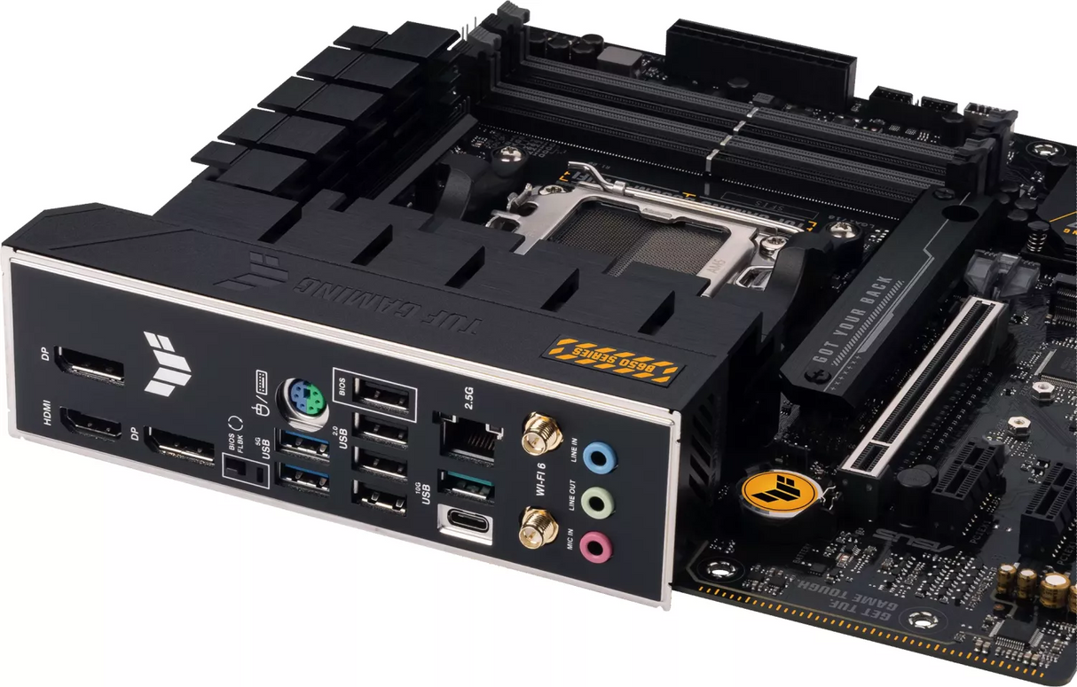 ASUS TUF GAMING B650M-E WIFI, DDR5, SATA3, USB3.2Gen2, DP, 2.5GbE, AM5 mATX