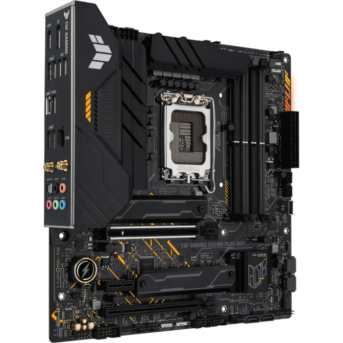ASUS TUF GAMING B660M-PLUS WIFI, DDR5, SATA3, USB3.2Gen2x2, DP, WiFi, LGA1700 mATX