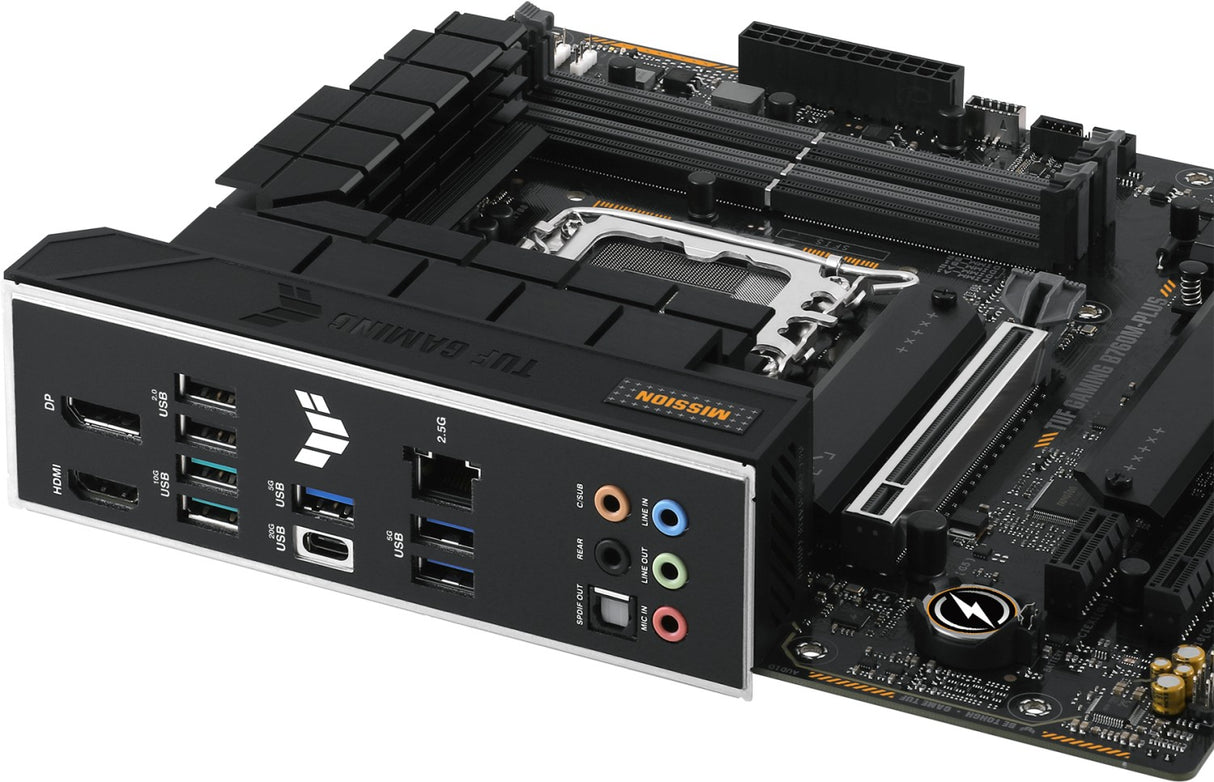 ASUS TUF GAMING B760M-PLUS, DDR5, SATA3, USB3.2Gen2x2, DP, LGA1700 mATX