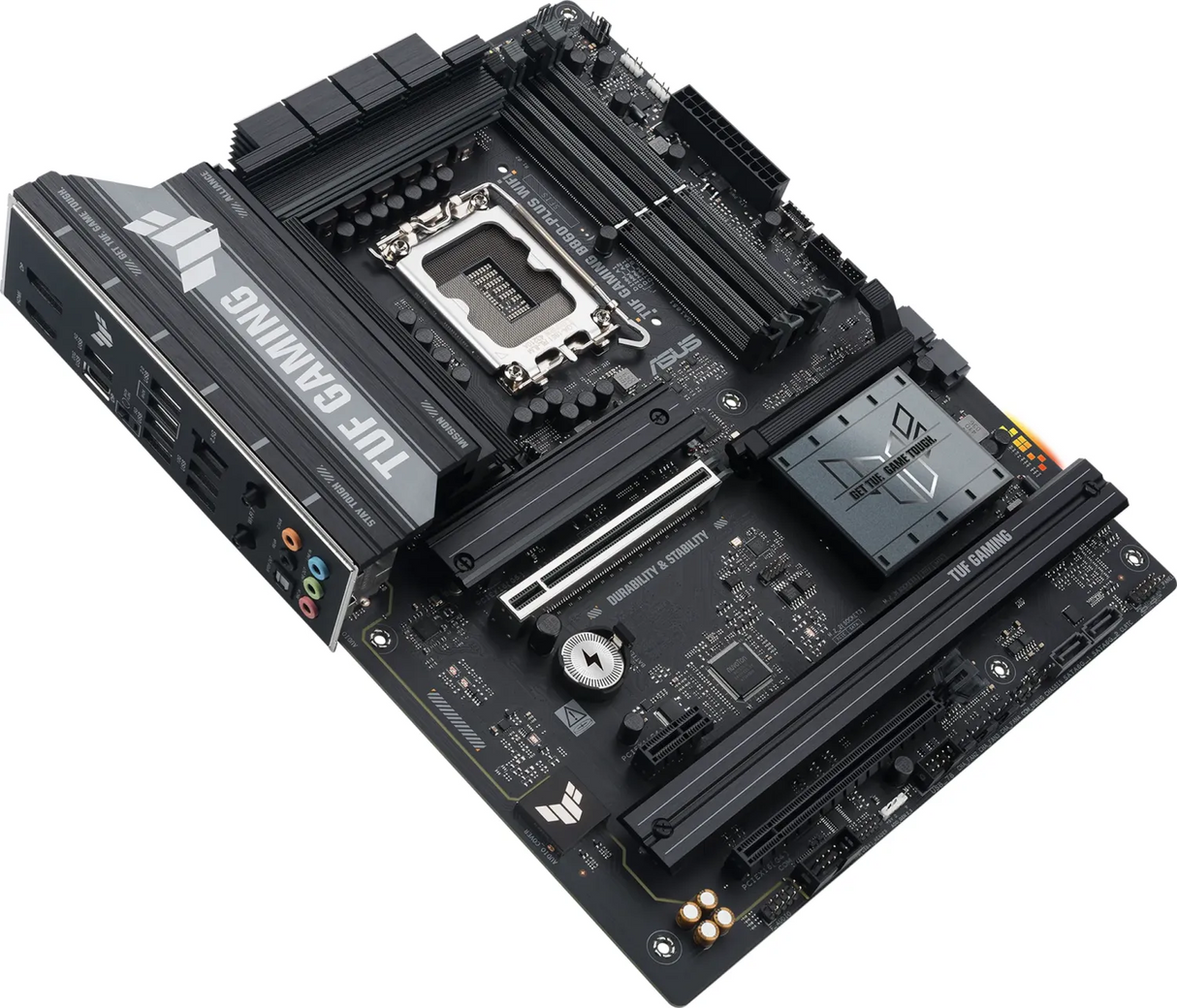 ASUS TUF GAMING B860-PLUS WIFI, DDR5, SATA3, USB4, DP, 2.5GbE, Wi-Fi 7, LGA1851 ATX