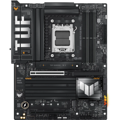 ASUS TUF GAMING X870-PLUS WIFI, DDR5, SATA3, USB3.2Gen2x2, DP, 2.5GbE, WiFi 7, AM5 ATX