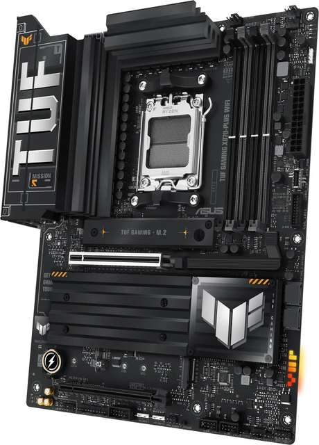 ASUS TUF GAMING X870-PLUS WIFI, DDR5, SATA3, USB3.2Gen2x2, DP, 2.5GbE, WiFi 7, AM5 ATX