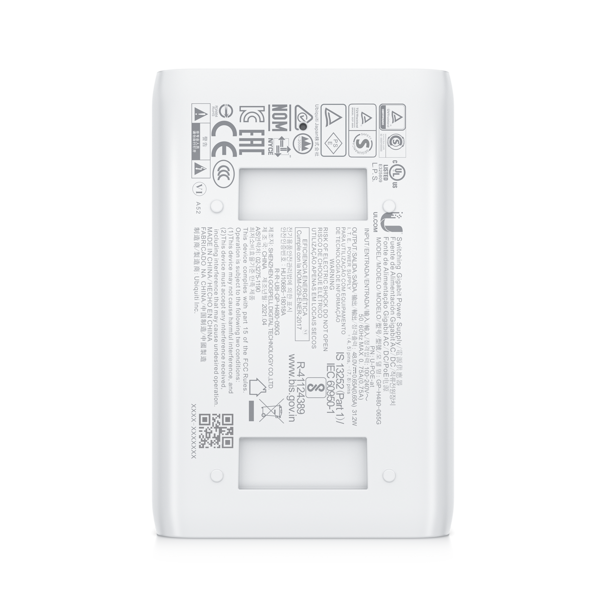 Ubiquiti napajalnik PoE,48V, 802.3AT