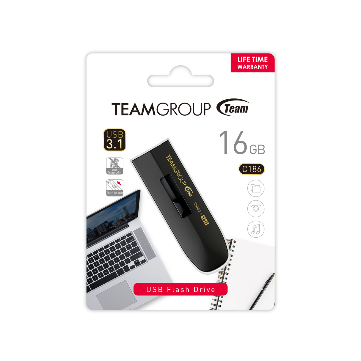 Teamgroup 16GB C186 USB 3.1 spominski ključek