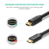 Ugreen Micro HDMI na HDMI 4K kabel, 2m
