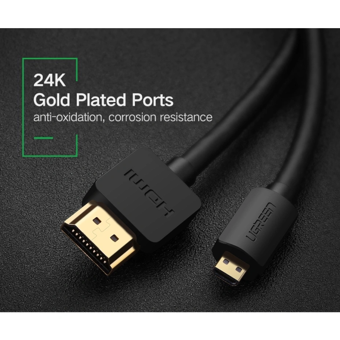 Ugreen Micro HDMI na HDMI 4K kabel, 2m