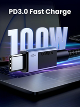Ugreen USB-C na USB-C polnilni kabel 100W, 3M
