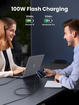 Ugreen USB-C na USB-C polnilni kabel 100W, 3M