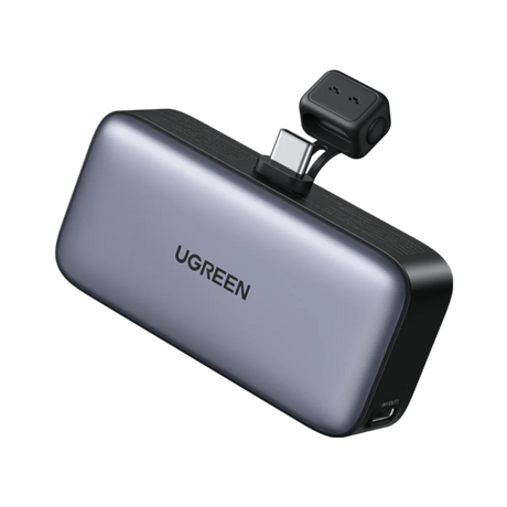Ugreen 5000mAh 22,5W USB-C polnilna baterija z vgrajenim USB-C priključkom in LED zaslonom