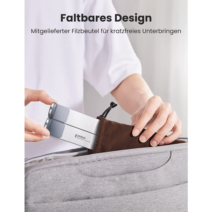 Ugreen zložljivo aluminijasto stojalo za prenosni računalnik, za MacBook Pro/Air, prenosnike, iPad