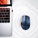 Brezžična miška UGREEN Bluetooth 5.0 in 2,4 Ghz z USB sprejemnikom - modra