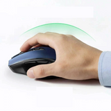 Brezžična miška UGREEN Bluetooth 5.0 in 2,4 Ghz z USB sprejemnikom - modra