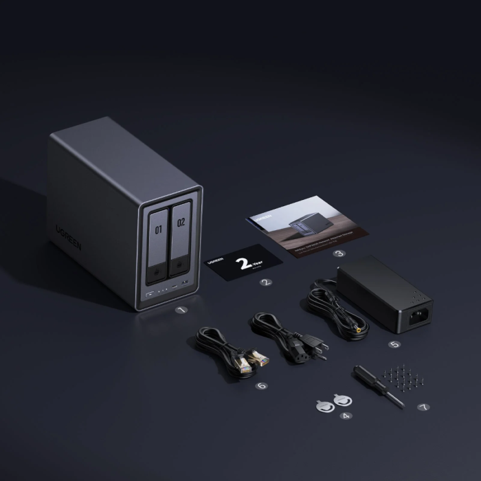 Ugreen NASync DXP2800 za 2+2 diska, Intel N100, 8GB DDR5, 2.5Gbe mreža