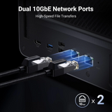 Ugreen NASync DXP6800 Pro za 6+2 diska, Intel i5-1235u, 8GB DDR5, 2x 10Gbe mreža