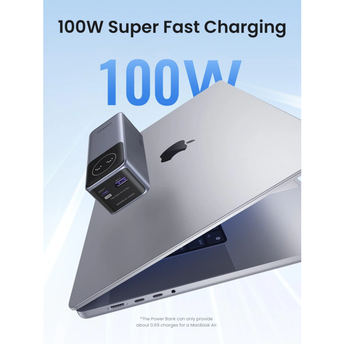 Ugreen prenosna polnilna baterija 12.000mAh, 100W, ODPRTA EMBALAŽA!