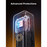 Ugreen prenosna polnilna baterija 20.000mAh, 165W s pametnim digitalnim zaslonom in vgrajenim kablom