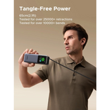 Ugreen prenosna polnilna baterija 20.000mAh, 165W s pametnim digitalnim zaslonom in vgrajenim kablom