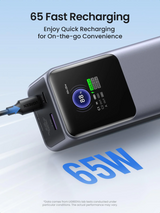 Ugreen prenosna polnilna baterija 25.000mAh, 200W s pametnim digitalnim zaslonom