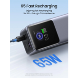 Ugreen prenosna polnilna baterija 25.000mAh, 200W s pametnim digitalnim zaslonom