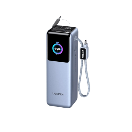 Ugreen prenosna polnilna baterija 25.000mAh, 200W s pametnim digitalnim zaslonom