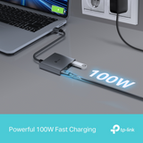 TP-LINK UH3020C 3-v-1 USB-C HUB priklopna postaja z 4K HDMI in 100 W Power Delivery