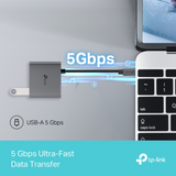 TP-LINK UH3020C 3-v-1 USB-C HUB priklopna postaja z 4K HDMI in 100 W Power Delivery