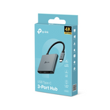 TP-LINK UH3020C 3-v-1 USB-C HUB priklopna postaja z 4K HDMI in 100 W Power Delivery
