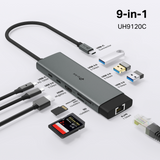TP-LINK UH9120C 9-v-1 USB-C HUB priklopna postaja z 4K HDMI in 100 W Power Delivery
