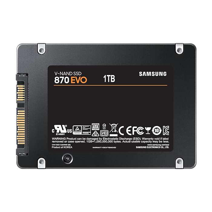 Samsung 1TB 870 EVO SSD SATA3 2.5 disk