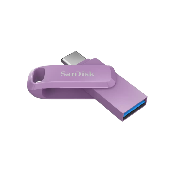 SanDisk 512GB Ultra Dual Drive Go USB-C/A 3.2 USB ključ (vijoličen)