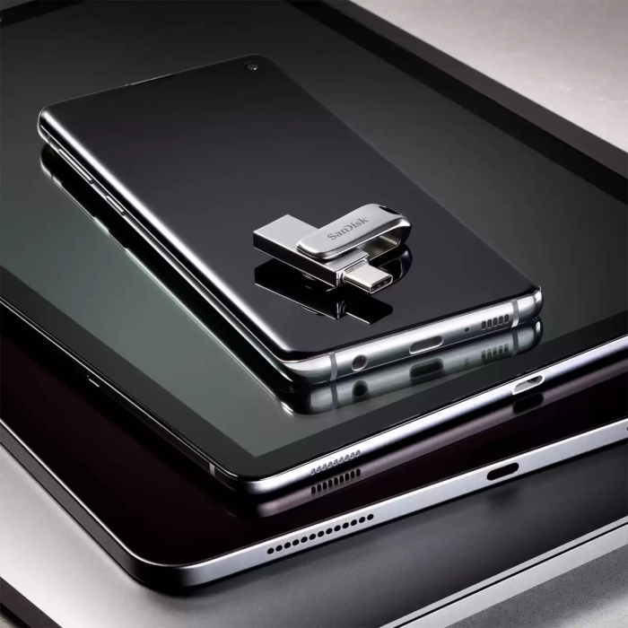 SanDisk 64GB Ultra Dual Drive Luxe USB-C/A 3.2 Gen 1 USB ključ