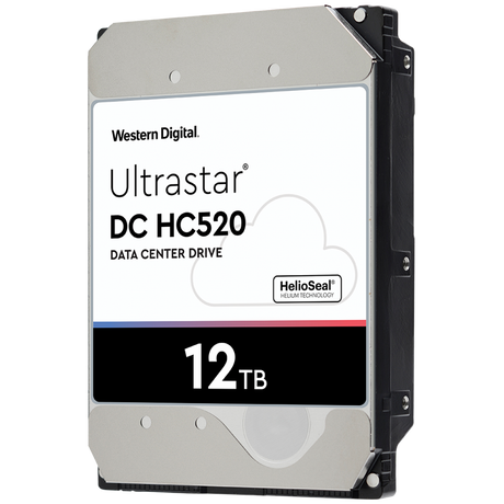 HGST/WD 12TB SATA 3 6GB/s 256MB 7200 ULTRASTAR DC HC520 512e