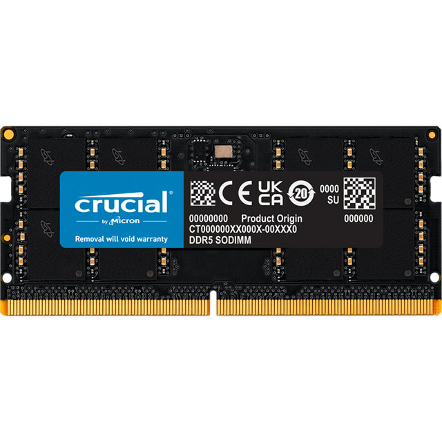 Crucial 8GB DDR5-4800 SODIMM PC5-38400 CL40, 1.1V