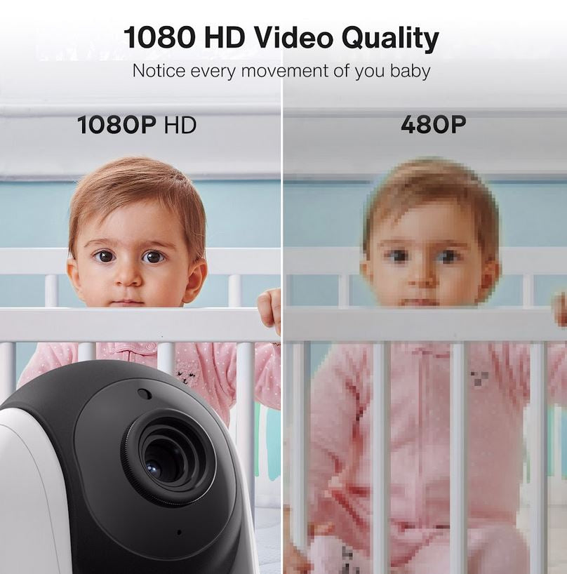 VAVA Baby varuška - pametni otroški monitor z HD zaslonom in nočnim gledanjem VA-IH019