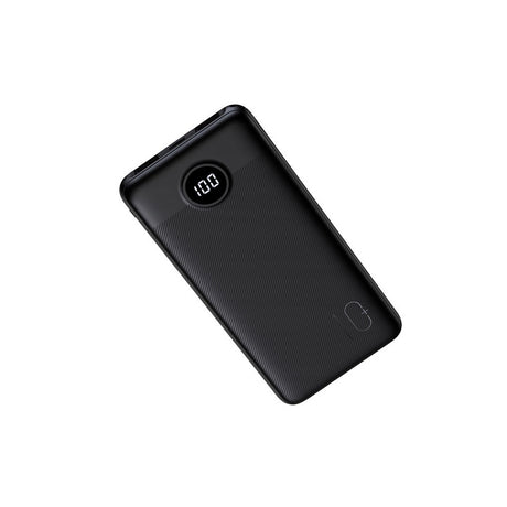 VEGER L10S PowerBank 10.000 mAh LCD, črn