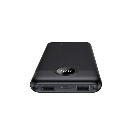 VEGER L10S PowerBank 10.000 mAh LCD, črn