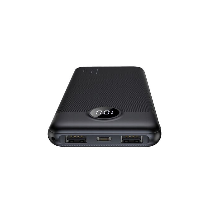 VEGER L10S PowerBank 10.000 mAh LCD, črn