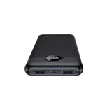 VEGER L10S PowerBank 10.000 mAh LCD, črn