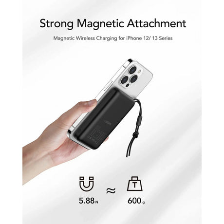 VEGER prenosna baterija MagOn 10000 mAh, bela