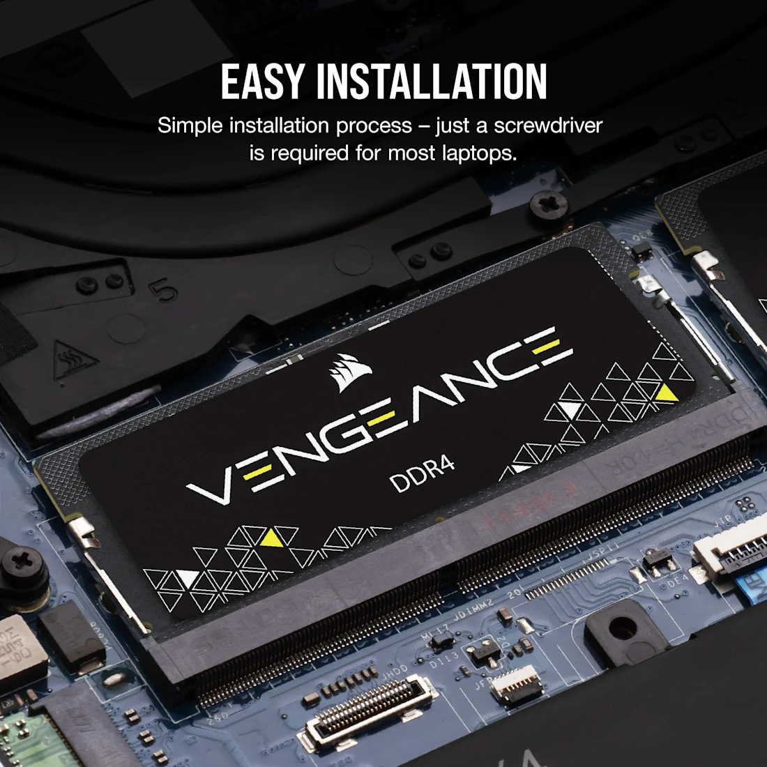 Corsair VENGEANCE 64GB (2 x 32GB) DDR4 SODIMM 3200MHz, CL22, 1.2V