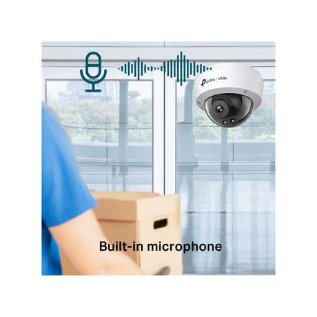 TP-LINK VIGI 4MP Full-Color Dome mrežna kamera (do 2560 × 1440 H.265+ 30fps)