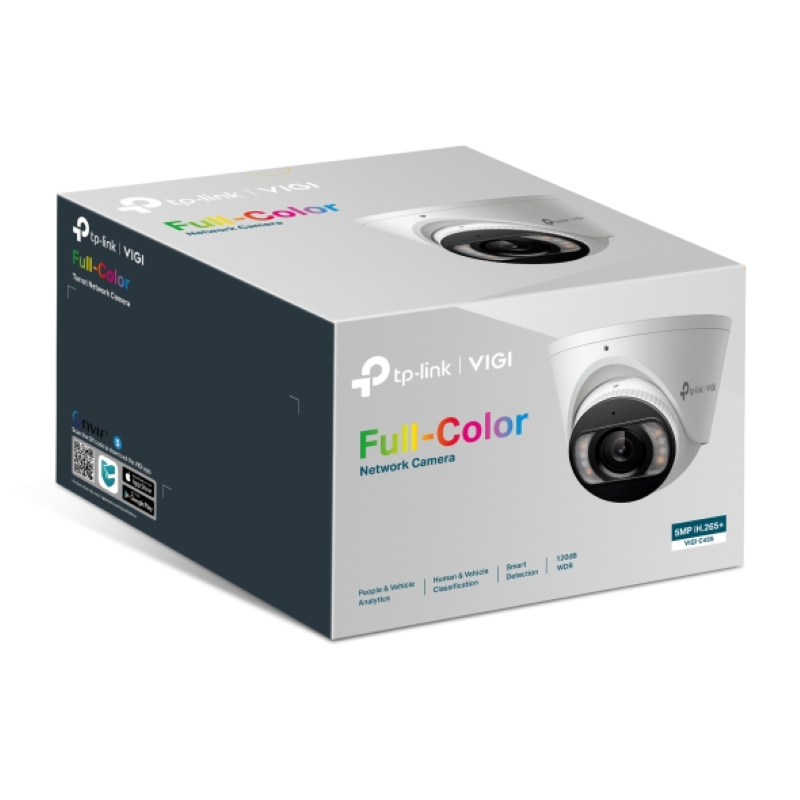 TP-LINK VIGI C455 2.8mm 5MP Full-Color Turret mrežna kamera (do 2880X1620 H.265+ 30fps)
