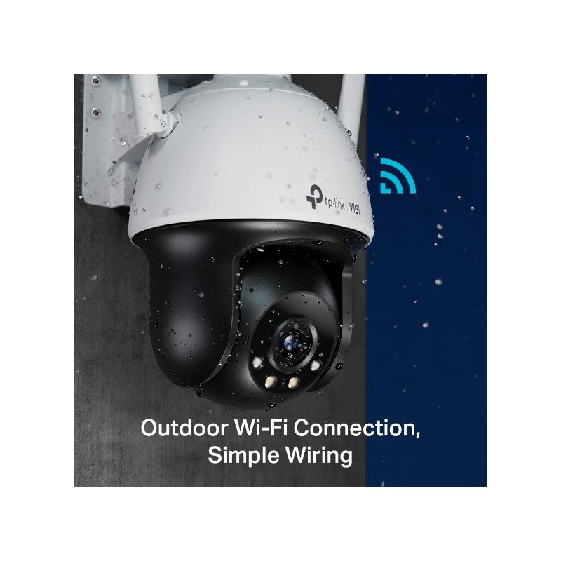 TP-LINK VIGI 4MP zunanja Full-Color Wi-Fi Pan Tilt mrežna kamera (do 2560X1440 H.265+ 30fps)