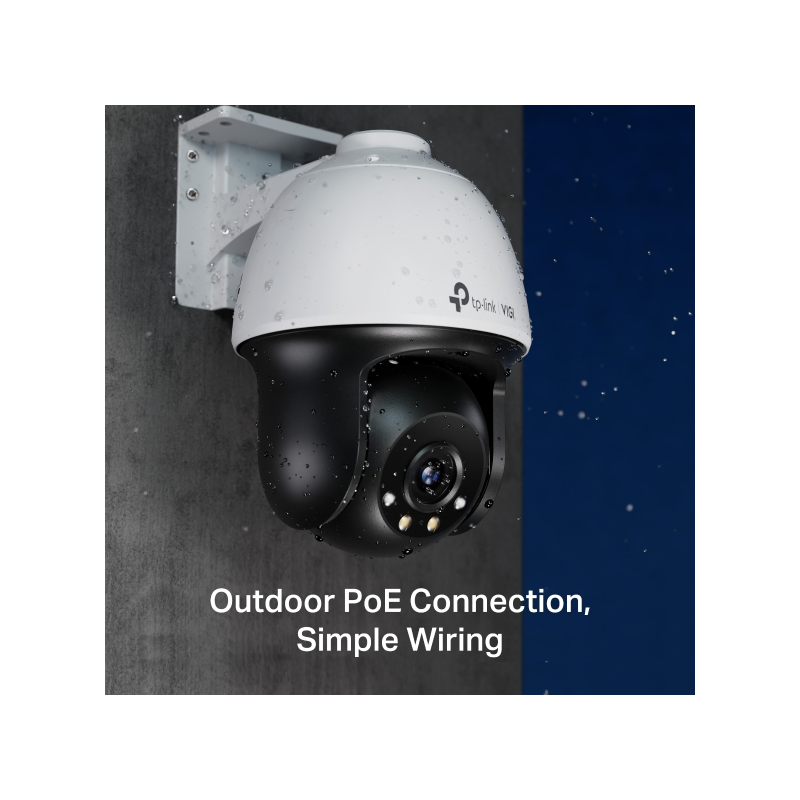 TP-LINK VIGI 4MP zunanja Full-Color Pan Tilt mrežna kamera (do 2560X1440 H.265+ 30fps)
