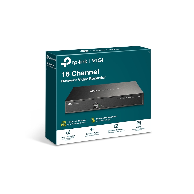 TP-LINK VIGI 16-kanalni mrežni video snemalnik 24/7